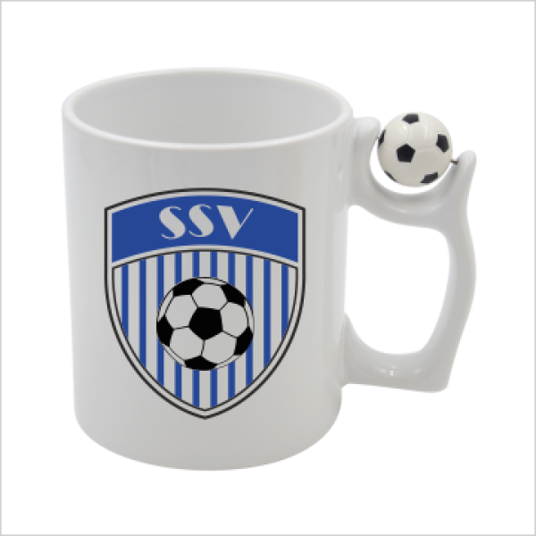 Keramiktasse - Fussball